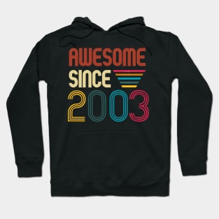 Awesome since 2003 -Retro Age shirt Hoodie